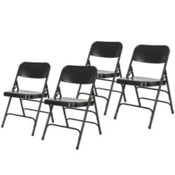 Set Of 4 Deluxe All Steel Triple Brace Folding Chairs - Hampden Furnishings -Baxton Studio Shop GUEST 5b35eda6 27c0 4832 bf5a 8f1ca4b1eff1