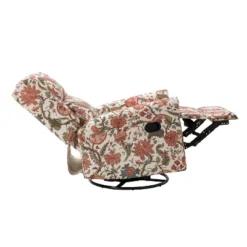 Set Of 2 Franciscus Manual Swivel Transitional Glider Recliner With Nailhead Trims And Swivel Base | KARAT HOME -Baxton Studio Shop GUEST 5b58af29 b566 4067 a900 f02425472172