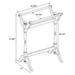 Hollis Blanket Or Quilt Rack Brown - Powell Company 15 Hollis Blanket Or Quilt Rack Brown - Powell Company -Baxton Studio Shop GUEST 5b5c19a0 9fcc 4fb0 8464 e924b5c2e0cb