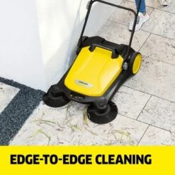 Karcher Kärcher S 4 Twin Outdoor Broom, Manual Push Sweeper, Heavy Duty -Baxton Studio Shop GUEST 5babcae3 fa19 460b 8925 43e3c5758271