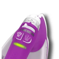 Oliso ProPlus Smart Iron Orchid: Ceramic Soleplate, 1800W, Automatic Shut-Off, Anti-Drip, Vertical Steam, 12.7oz Tank -Baxton Studio Shop GUEST 5bca0d04 7e97 4de4 83dd 2c9ecebde9ba