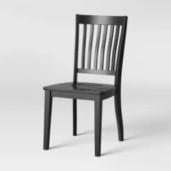 2pk Holden Slat Back Dining Chair Black - Threshold™ -Baxton Studio Shop GUEST 5c33c1cf e8f4 40f2 8880 34c871685475