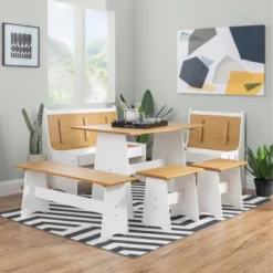 Large Merrill Back Rest Bench - Linon -Baxton Studio Shop GUEST 5c74fc02 ed5e 4a79 b412 a46cd6790bea