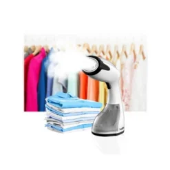 True & Tidy HS-26 Power Steam Press Handheld Garment Steamer: 1200W, 260ml Tank, Vertical Steam, Comfort-Grip, Black -Baxton Studio Shop GUEST 5c7ab2aa 7335 4889 8c94 3b5a599d3b9c