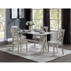 72" Jamestown Dining Table White - Boraam
