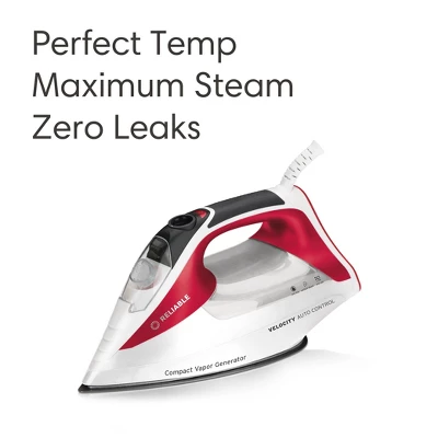 Reliable Corporation Velocity 270IR Auto Control Steam Iron: 1800W, Anodized Aluminum Soleplate, Digital Display, 300ml Tank 5 Reliable Corporation Velocity 270IR Auto Control Steam Iron: 1800W, Anodized Aluminum Soleplate, Digital Display, 300ml Tank - Image 5