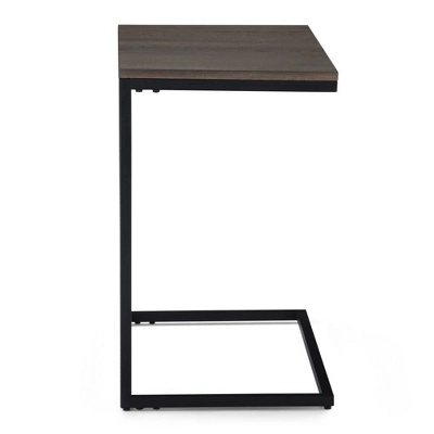 28" Hubbard Wide C Side Table Warm Gray - WyndenHall 7 28" Hubbard Wide C Side Table Warm Gray - WyndenHall - Image 7