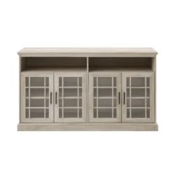 Transitional 4 Door Windowpane TV Stand For TVs Up To 65" - Saracina Home -Baxton Studio Shop GUEST 5d64fa4a 7170 414b abad cc72d8ce7fd1