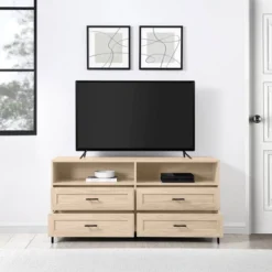 Orin Modern 4 Drawer TV Stand For TVs Up To 60" - Saracina Home -Baxton Studio Shop GUEST 5d77569a 7200 486b b398 17ac1ff8bae9
