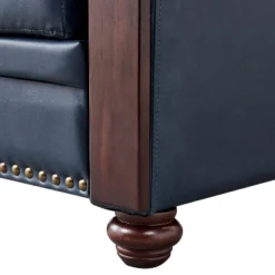 Eulalia Transitional Leather 82"Wide Sofa With Rolled Arms And Solid Wood Legs | ARTFUL LIVING DESIGN 17 Eulalia Transitional Leather 82"Wide Sofa With Rolled Arms And Solid Wood Legs | ARTFUL LIVING DESIGN -Baxton Studio Shop GUEST 5da9f5f5 ee51 4759 9a9a f32e6f77ac05