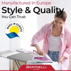 Bartnelli Patented 54"x15" Ironing Board Cover, Scorch-Resistant, Park & Turbo Zone, Gray -Baxton Studio Shop GUEST 5db9b1ac 2e7c 4aa2 a01f 0f66d0b0b8ac