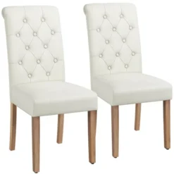 Yaheetech 2pcs Classic Fabric Upholstered Dining Chair Kitchen Chair -Baxton Studio Shop GUEST 5dc896f4 c741 4a28 a2d4 249ca8f0b38e
