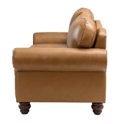 Gracia 81" Transitional Wide Sofa With Removable Cushions And Nailhead Trim For Living Room And Bedroom | ARTFUL LIVING DESIGN 2 Gracia 81" Transitional Wide Sofa With Removable Cushions And Nailhead Trim For Living Room And Bedroom | ARTFUL LIVING DESIGN - Image 2