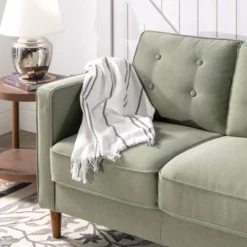 53" Lauren Loveseat Sofa Pearl Green - Zinus -Baxton Studio Shop GUEST 5e2c5cac 7370 48de 9517 f7a96f818479
