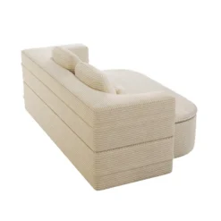 Foldable Sofa Convertible Sleeper Sofa Bed Floor Sofa Corduroy Upholstered Lounge Sofa With Multi Functional Blanket & Pillows - ModernLuxe 11 Foldable Sofa Convertible Sleeper Sofa Bed Floor Sofa Corduroy Upholstered Lounge Sofa With Multi Functional Blanket & Pillows - ModernLuxe -Baxton Studio Shop GUEST 5eb4839e d27c 424c ae54 5dbf52ff5a6d