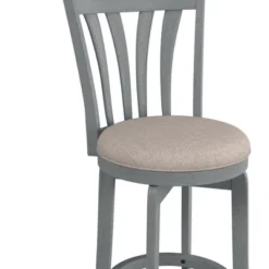 25.75" Savana Swivel Counter Height Barstool Blue (Wirebrush)/Cream - Hillsdale Furniture -Baxton Studio Shop GUEST 5ee91ac2 da1e 4cbe b581 6a7e4a93beac