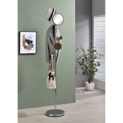 Milano Coat Rack Silver - Proman Products 5 Milano Coat Rack Silver - Proman Products -Baxton Studio Shop GUEST 5efc003b 0f15 41dc 8ee8 488d3e3209d0