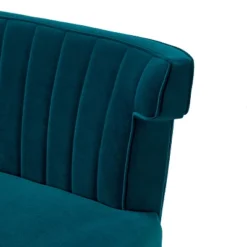 Cadmus 46" Modern Velvet Armless Loveseat With Channel-tufted Wingback For Living Room And Drawing Room| KARAT HOME 25 Cadmus 46" Modern Velvet Armless Loveseat With Channel-tufted Wingback For Living Room And Drawing Room| KARAT HOME -Baxton Studio Shop GUEST 5fa5ca87 4080 40d4 9c87 65486ccde813