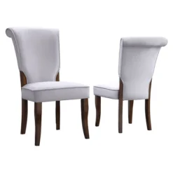 Set Of 2 Pershing Dining Chair Wood - Inspire Q -Baxton Studio Shop GUEST 6003fd8f 51ed 47f6 87f2 9d6589af2b2a