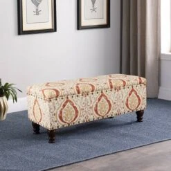 Large Storage Bench With Nailhead - HomePop -Baxton Studio Shop GUEST 611749bd 06d1 43d2 bf80 f79b2a371b1c