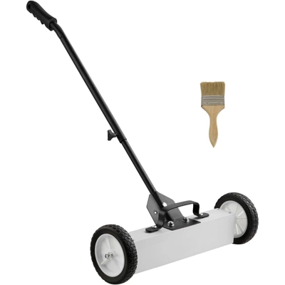 VEVOR 45Lbs Rolling Magnetic Sweeper With Wheels, Push-Type Magnetic Pick Up Sweeper, 18-inch Large Magnet Pickup Lawn Sweeper 8 VEVOR 45Lbs Rolling Magnetic Sweeper With Wheels, Push-Type Magnetic Pick Up Sweeper, 18-inch Large Magnet Pickup Lawn Sweeper - Image 8