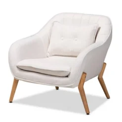 Valentina Velvet Natural Wood Armchair - Baxton Studio -Baxton Studio Shop GUEST 6251b36c 88c0 4db3 ac58 7a3da6c07f08