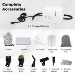 Costway 1500W Portable Steam Cleaner With 34 Oz Water Tank Multipurpose Pressurized Steam 15 Costway 1500W Portable Steam Cleaner With 34 Oz Water Tank Multipurpose Pressurized Steam -Baxton Studio Shop GUEST 62e289b4 32d9 41d7 999f c43c7ed5ca6a