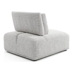 HOMES: Inside + Out 5pc Povoa 159" Modular Curved Sectional Sofa Modern Boucle With Extendable Backrest Light Gray -Baxton Studio Shop GUEST 62e8c12e e732 48ed bc8b b9a70047a2eb