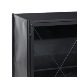 Industrial Metal Cabinet Black - Olivia & May -Baxton Studio Shop GUEST 62f2c701 665d 4ce1 a129 d515106e15aa