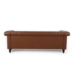Drury Contemporary Channel Stitch 3 Seater Sofa With Nailhead Trim - Christopher Knight Home 15 Drury Contemporary Channel Stitch 3 Seater Sofa With Nailhead Trim - Christopher Knight Home -Baxton Studio Shop GUEST 62f9f028 490f 4c6d 842e 2785e9b9c672