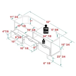 Cara Mid-Century Modern 3 Drawer Corner TV Stand For TVs Up To 58" - Saracina Home 28 Cara Mid-Century Modern 3 Drawer Corner TV Stand For TVs Up To 58" - Saracina Home -Baxton Studio Shop GUEST 63003f1f 44d7 4165 9d1a 122bd84a0d5d