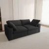 78" Cloud Modular Sectional Sofa With Thick Cushion,Minimalist Lovesofa Convertible Couch Deep Seat Couches For Living Room Sets