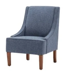 Swoop Arm Accent Chair - WOVENBYRD -Baxton Studio Shop GUEST 637606cc f64a 4ab6 9a79 651caf785e05