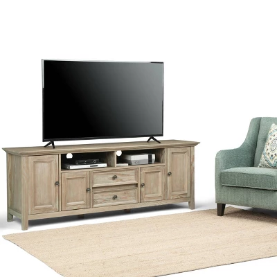 Halifax Wide TV Stand For TVs Up To 80" - WyndenHall 1 Halifax Wide TV Stand For TVs Up To 80" - WyndenHall