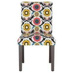 Hendrix Dining Chair In Damask - Skyline Furniture -Baxton Studio Shop GUEST 63fbe9f9 4bb6 4f19 b6b2 d448b4b4c49f