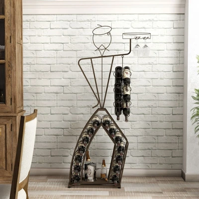 Christmas And Halloween Waiter Wine Rack ,Freestanding Wine Rack With Storage Bottle,Wine Storage Home Bar For Liquor And Wine 1 Christmas And Halloween Waiter Wine Rack ,Freestanding Wine Rack With Storage Bottle,Wine Storage Home Bar For Liquor And Wine