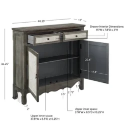 Duncan Cabinet Console Table - Powell -Baxton Studio Shop GUEST 64c9acbd dc0a 43f0 966b 1f2e6e7b9e63