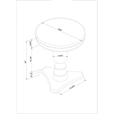 Lyla Side Table - Powell Company 6 Lyla Side Table - Powell Company - Image 6