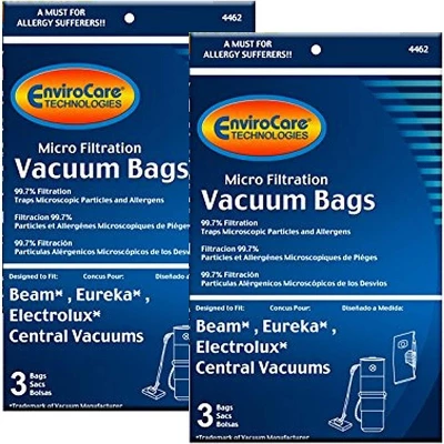 Eureka, Beam, Electrolux, Star-Brute, Kenmore, Mastercraft, Nutone, Central Vacuum Machines Micro Filtration Vacuum Cleaner Dust Bags 6 Bags 2 Eureka, Beam, Electrolux, Star-Brute, Kenmore, Mastercraft, Nutone, Central Vacuum Machines Micro Filtration Vacuum Cleaner Dust Bags 6 Bags - Image 2