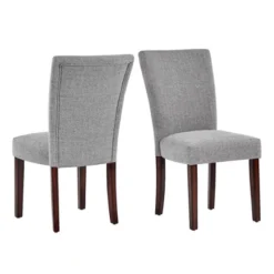 Set Of 2 Quinby Upholstered Parson Dining Chairs - Inspire Q -Baxton Studio Shop GUEST 6570300e 507e 4b19 b34d 3b41300e7f95