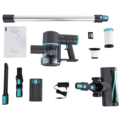 VETTA Lightweight Cordless Stick Vacuum Cleaner With Washable HEPA Filter And 2,200 MAh Battery -Baxton Studio Shop GUEST 65e31f70 6cac 4af2 af01 03f908148fc2