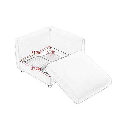 Modular Sectional Sofa With Storage, Extra Large U Shaped Sectional Couch For Living Room, Convertible Modular Sofa Couch With Storage Ottoman 9 Modular Sectional Sofa With Storage, Extra Large U Shaped Sectional Couch For Living Room, Convertible Modular Sofa Couch With Storage Ottoman - Image 9