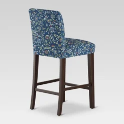 30" Parsons Barstool Bandana Blue Floral - Threshold™ -Baxton Studio Shop GUEST 65ebe208 4ac4 432c 8429 f11eaa2f6dbf