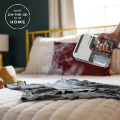 SteamFast Nomad Handheld Travel Garment Steamer: Portable Iron For Clothes, 800W, Automatic Shut-Off, 5oz Tank Capacity -Baxton Studio Shop GUEST 66052115 9cc6 496c b13e 8a97fabfe30f