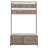 Valeria Hall Tree With Cabinet And Cushion Gray - Inspire Q