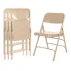 Set Of 4 Deluxe All Steel Triple Brace Folding Chairs - Hampden Furnishings