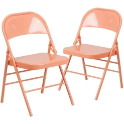 Flash Furniture 2 Pack HERCULES COLORBURST Series Triple Braced & Double Hinged Metal Folding Chair -Baxton Studio Shop GUEST 66fed976 5006 4733 a7bd ab8b066e1bc1