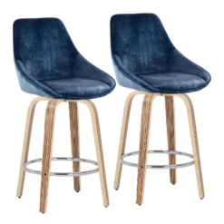 Set Of 2 Diana Counter Height Barstools - LumiSource -Baxton Studio Shop GUEST 670aee53 00c1 41f1 833c e51c47d0af05