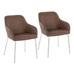 Set Of 2 Daniella Dining Chairs - LumiSource 26 Set Of 2 Daniella Dining Chairs - LumiSource -Baxton Studio Shop GUEST 6715b051 0ebb 43c5 acba 147a952d435e