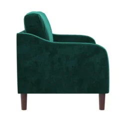 Penny 2 Seater Loveseat Sofa Green Velvet - Room & Joy -Baxton Studio Shop GUEST 6793b255 1d80 4dd1 b084 8356531778e1